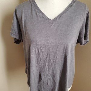 Womens Large Old Navy T Shirt Gray Size Large